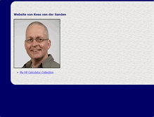 Tablet Screenshot of keesvandersanden.nl